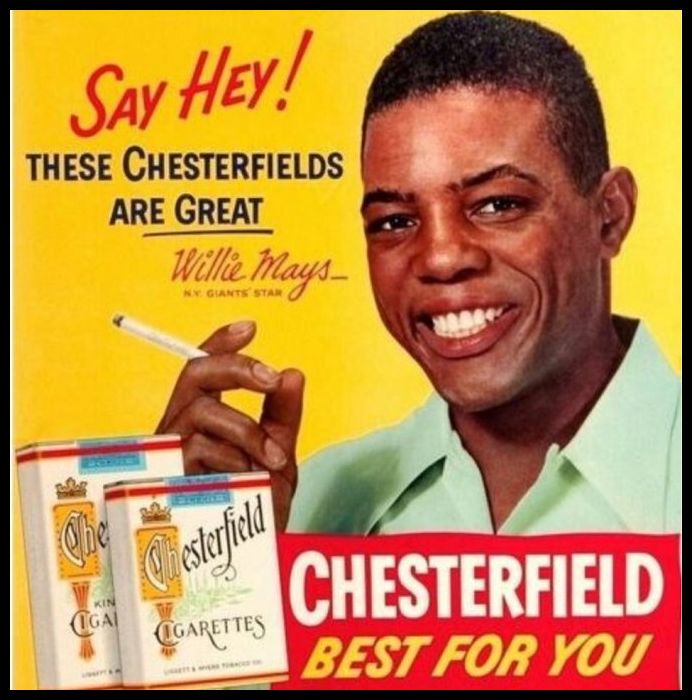 1954 Chesterfield Willie Mays 2